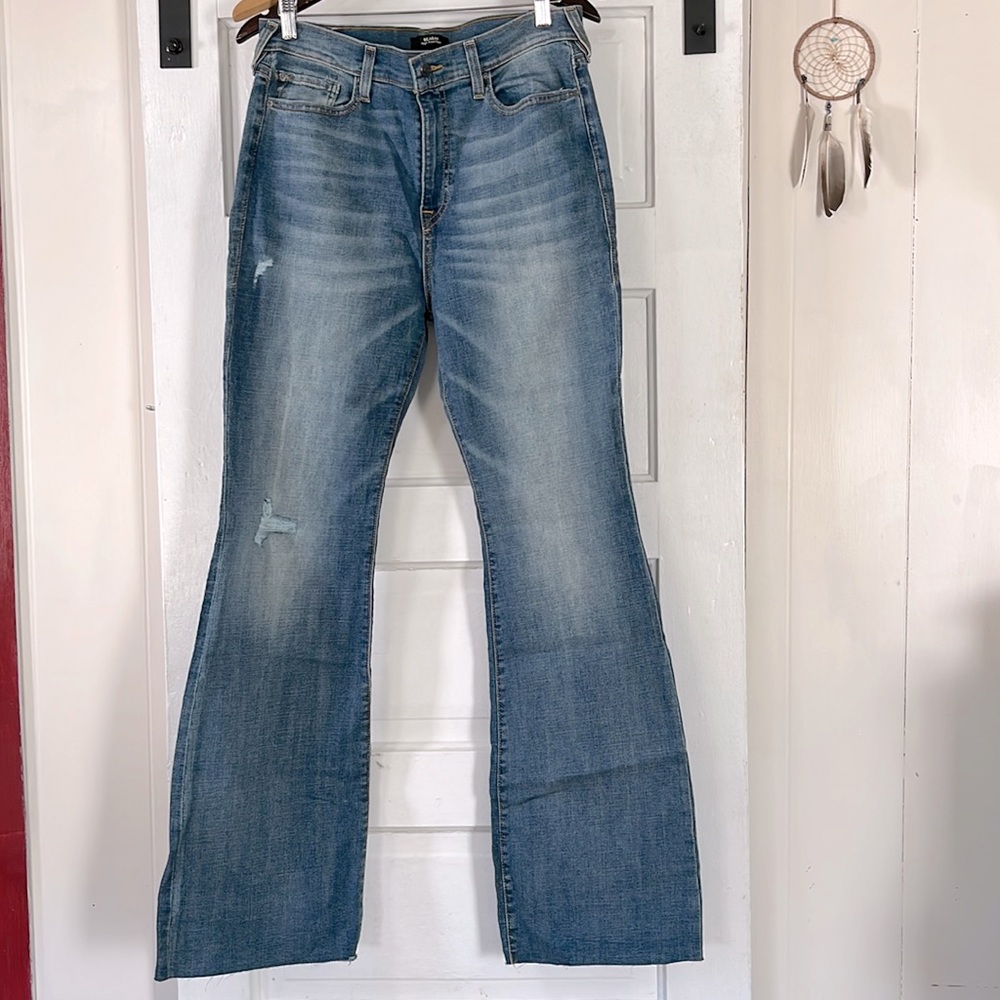 True Religion Women’s Reagan High Rise Flare